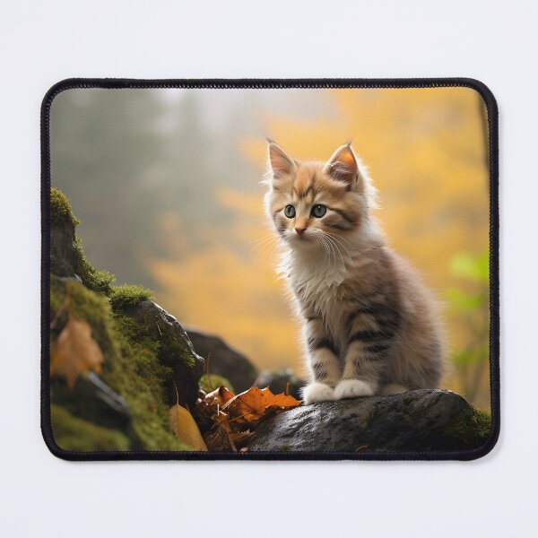 Item preview, Feline Adventures in Autumn's Foggy Forest designed and sold by Shirtastically.