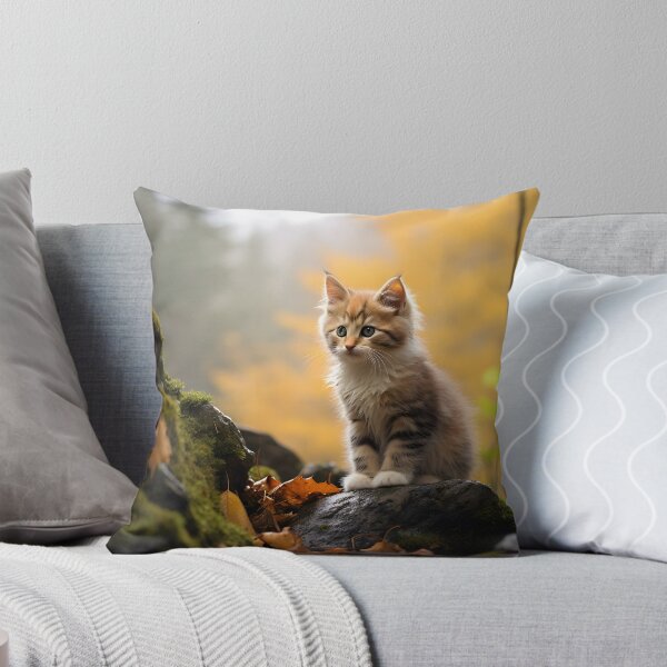 Item preview, Feline Adventures in Autumn's Foggy Forest designed and sold by Shirtastically.