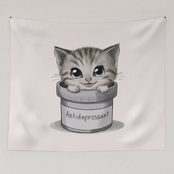 Item preview, Kitty Antidepressant designed and sold by SoulPaws.