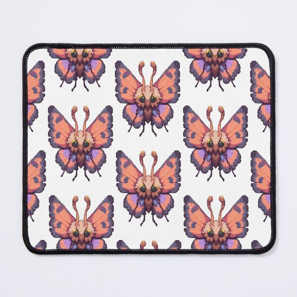 Item preview, Fluffy orange Pixel Moth designed and sold by octoboobs.