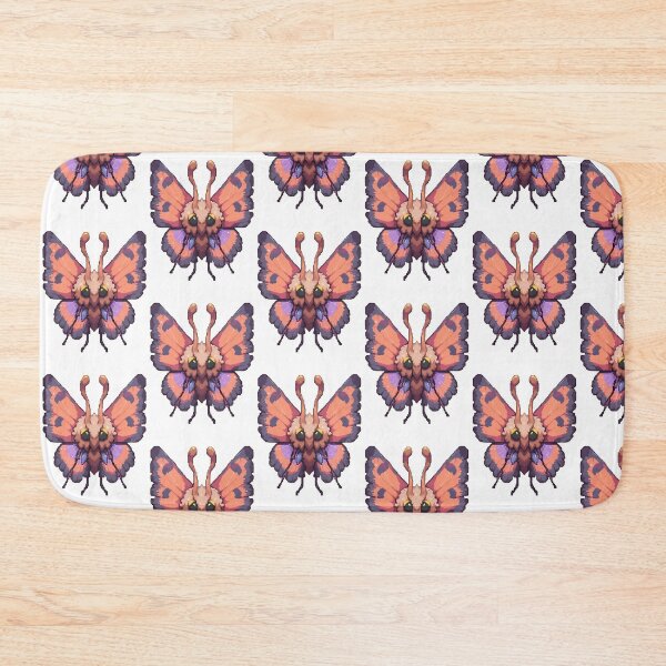 Item preview, Fluffy orange Pixel Moth designed and sold by octoboobs.