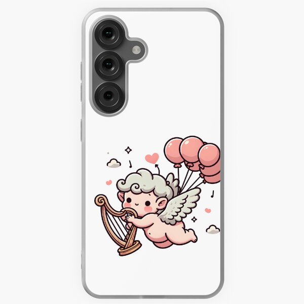 Item preview, Kawaii Cherubic Ogre With Tiny Harp designed and sold by CanvasCutie.