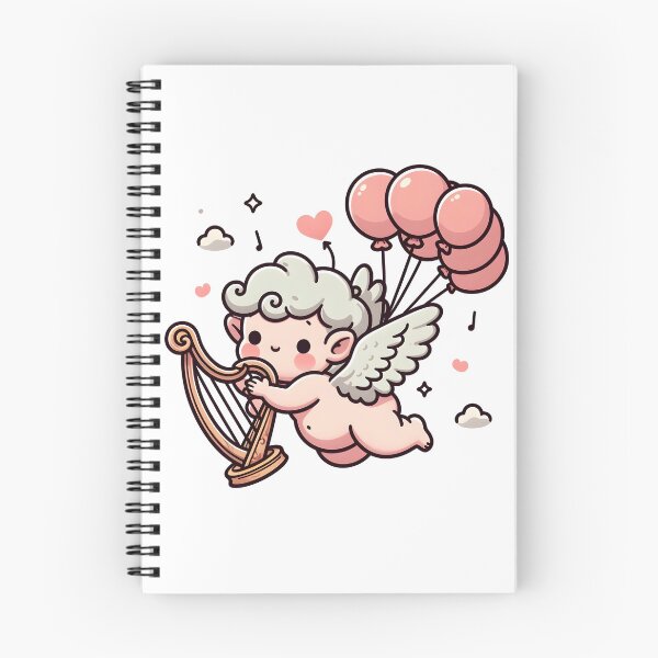 Item preview, Kawaii Cherubic Ogre With Tiny Harp designed and sold by CanvasCutie.