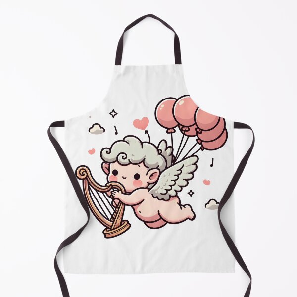 Item preview, Kawaii Cherubic Ogre With Tiny Harp designed and sold by CanvasCutie.
