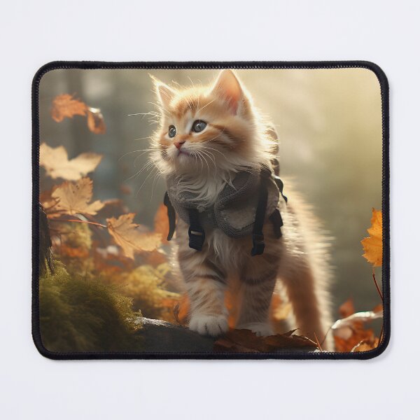 Item preview, Feline Adventures in Autumn's Foggy Forest designed and sold by Shirtastically.