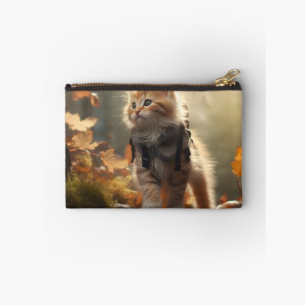 Item preview, Feline Adventures in Autumn's Foggy Forest designed and sold by Shirtastically.