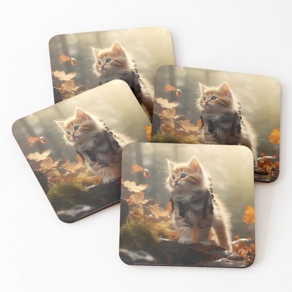 Item preview, Feline Adventures in Autumn's Foggy Forest designed and sold by Shirtastically.