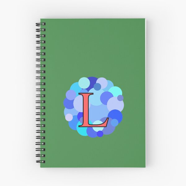 Item preview, Blue Bubbles Upper Case Letter L designed and sold by MGonline.