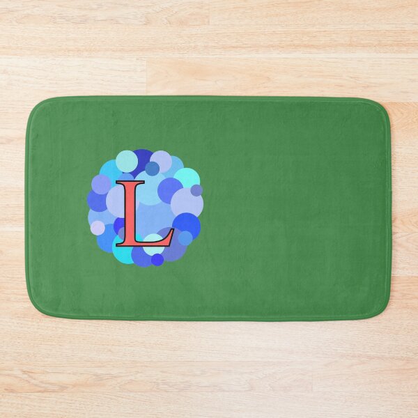 Item preview, Blue Bubbles Upper Case Letter L designed and sold by MGonline.