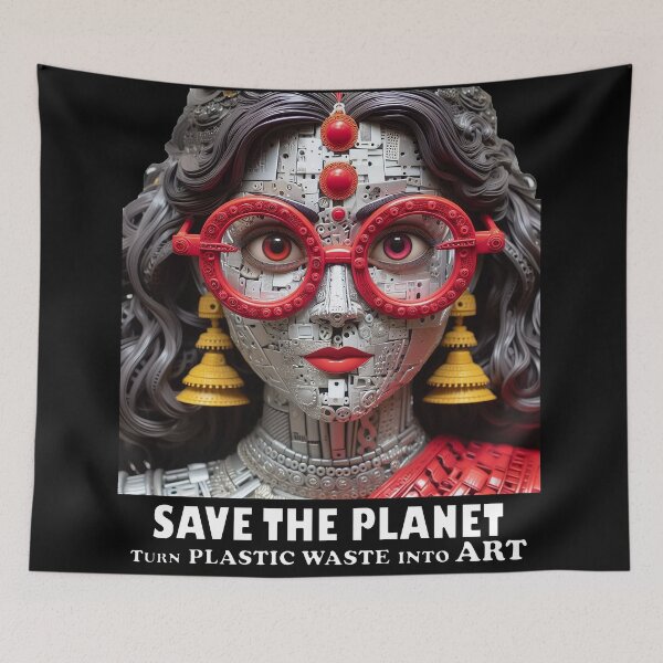 Item preview,  Save the Planet Turn plastic waste into art 11 designed and sold by PictaNova.