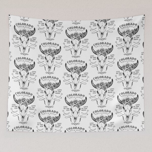 Item preview, Bison head with flowers. (1) designed and sold by BondLingerie.