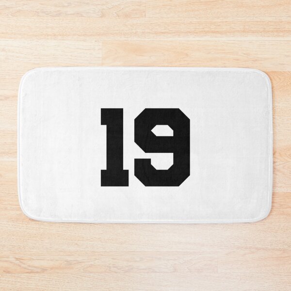 Item preview, 19, nineteen, black, University designed and sold by Numbers-Art.
