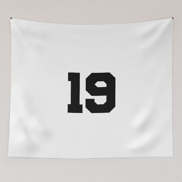Item preview, 19, nineteen, black, University designed and sold by Numbers-Art.