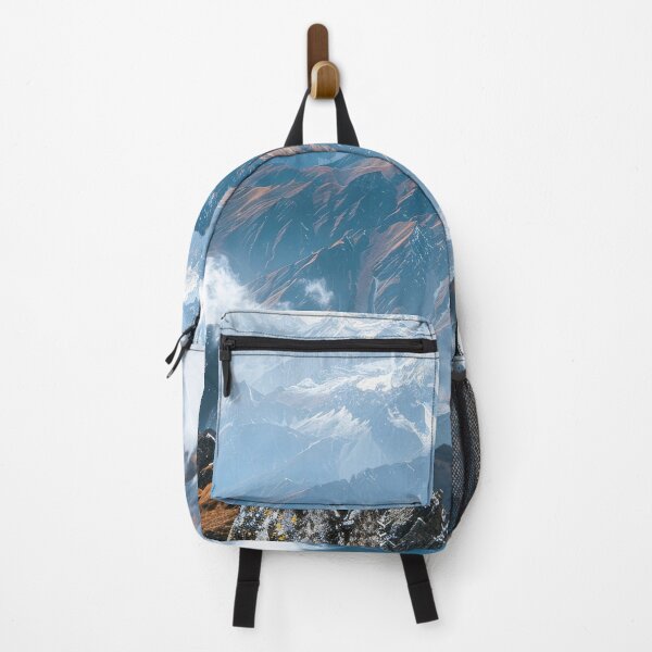 Item preview, Person Standing on Top of a Mountain. Travel Mountain Adventures designed and sold by frequent-art.