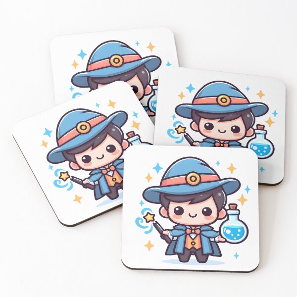 Item preview, Kawaii Magician With Mystical Hat designed and sold by CanvasCutie.