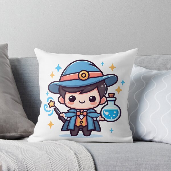 Item preview, Kawaii Magician With Mystical Hat designed and sold by CanvasCutie.