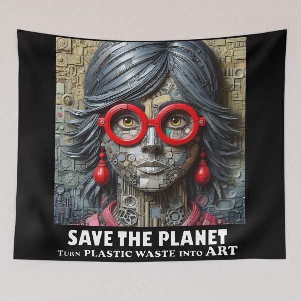 Item preview, Save the Planet Turn plastic waste into art 12 designed and sold by PictaNova.