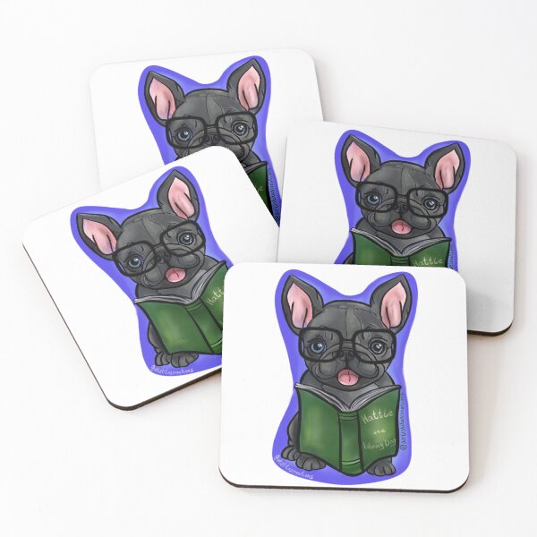 Item preview, Hattie the Library Dog designed and sold by ArtistitasCreations.