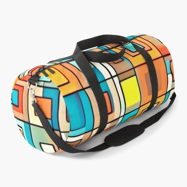 Item preview, Cartoonish Square Art: Vibrant Design designed and sold by Health And Fitness Posts e-Store.