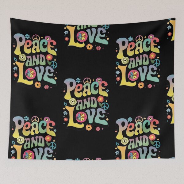 Item preview, Groovy Retro Revival: Peace and Love Edition designed and sold by AdesignTEE.