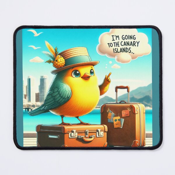 Item preview, A bird going to the canaries. designed and sold by MyHappyArtShop.