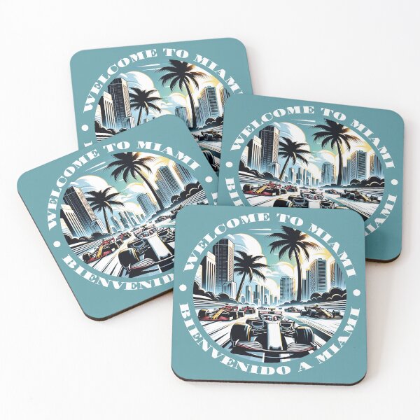 Item preview, Formula Racing Miami Grand Prix Vintage Retro designed and sold by reval-store.