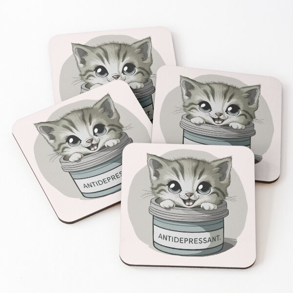 Item preview, Kitty Antidepressant designed and sold by SoulPaws.