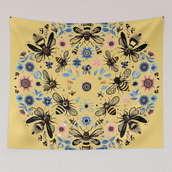 Item preview, Honey Bees designed and sold by LoveDesignMania.