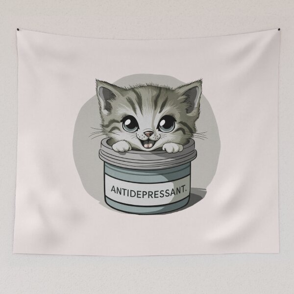 Item preview, Kitty Antidepressant designed and sold by SoulPaws.