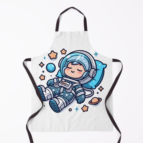 Item preview, Kawaii Space Explorer Sleeping In Zero Gravity With Galactic Pajamas designed and sold by CanvasCutie.