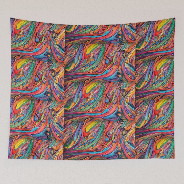 Item preview, pscodelia in painting designed and sold by Karolxpressions.