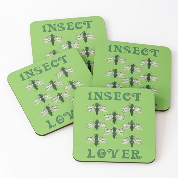 Item preview, Cicada pattern Insect lover entomology green designed and sold by AlchemyColor.