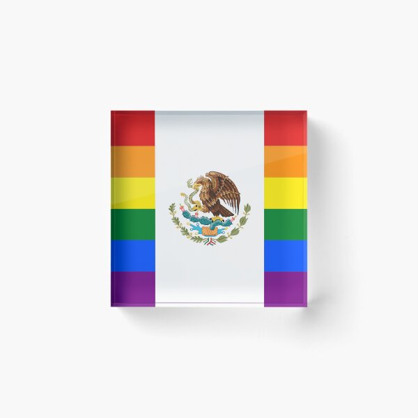 Item preview, Mexico LGBT Gay Pride Rainbow Flag designed and sold by Martstore.