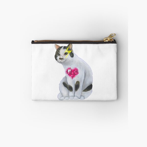 Item preview, Pixel heart cat designed and sold by Colonels  Basement.
