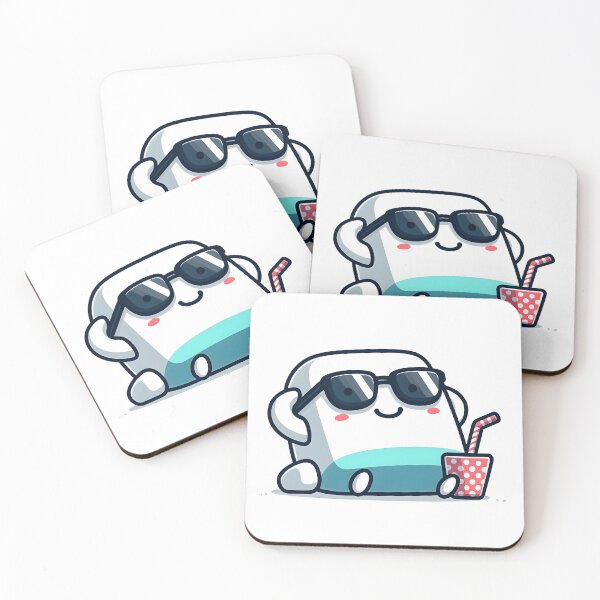 Item preview, Malvavisco Kawaii Con Gafas De Sol designed and sold by CanvasCutie.