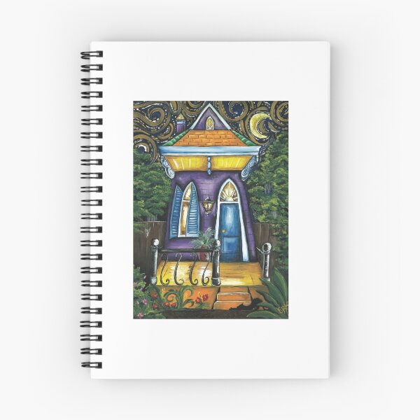 Item preview, Purple Nola Shotgun House designed and sold by EmilyKnatzerArt.