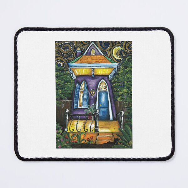 Item preview, Purple Nola Shotgun House designed and sold by EmilyKnatzerArt.