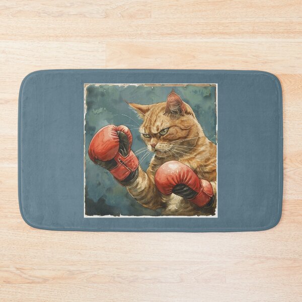 Item preview, Cat Boxing, Champion Boxer cat designed and sold by CreativeArts-S.