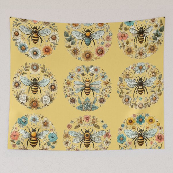 Item preview, Honey Bees designed and sold by LoveDesignMania.