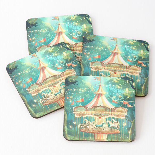 Item preview, Magical Carousel Horses designed and sold by cute-animals99.
