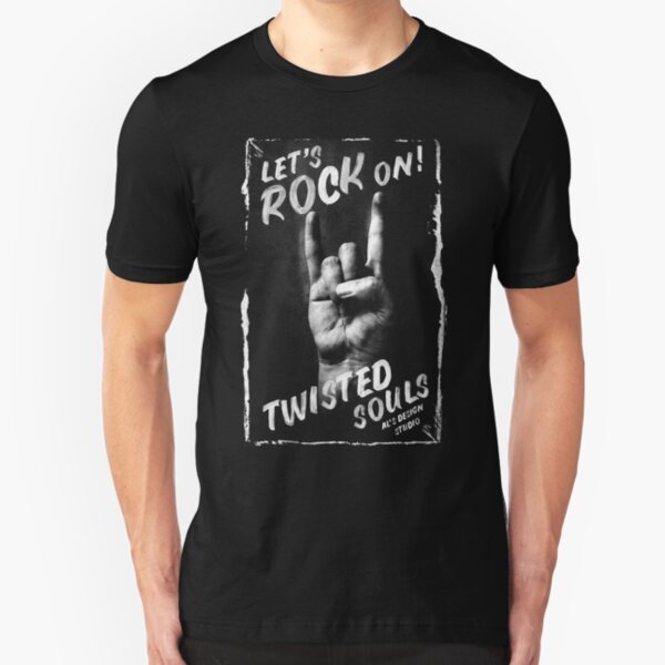 Let's Rock On ! Slim Fit T-Shirt