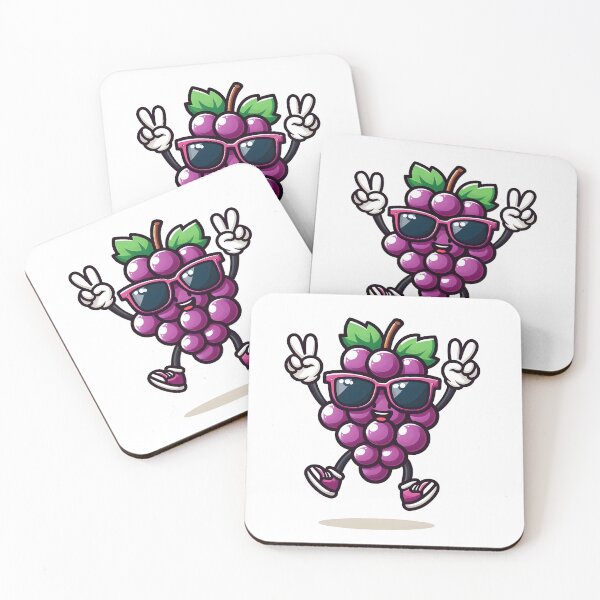 Item preview, Kawaii Grapes: Sporting Sunglasses designed and sold by CanvasCutie.