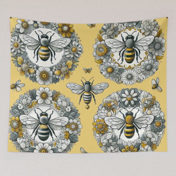 Item preview, Honey Bees designed and sold by LoveDesignMania.