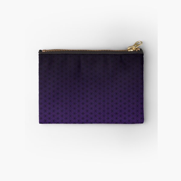 Aperçu de l'œuvre Motif Fleur de Vie Ombre Violet et Noir - Harmonie Mystique créée et vendue par LunarisPlexus.