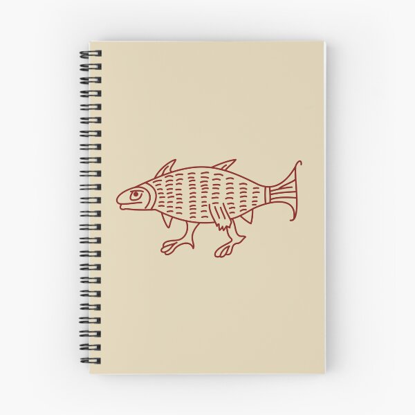 Item preview, Medieval Marginalia Evolving fish designed and sold by MargiKnights.