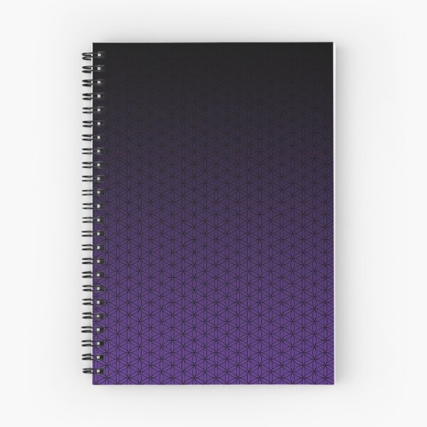 Item preview, Patrón de flor de la vida degradado morado y negro - Armonía mística designed and sold by LunarisPlexus.