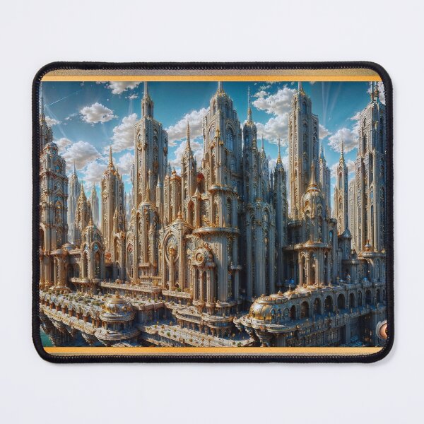 Item preview, Ravenor Metropolis Architectural Wonder Captivating AI Concept Art by Xzendor7 designed and sold by Xzendor7 Digital Art Creations.