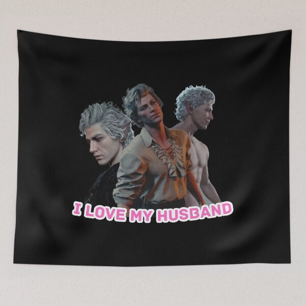 Item preview, I Love My Husband - Astarion / Baldurs Gate 3 / Karlach / Shadow Heart / Gaming designed and sold by Maviartig.