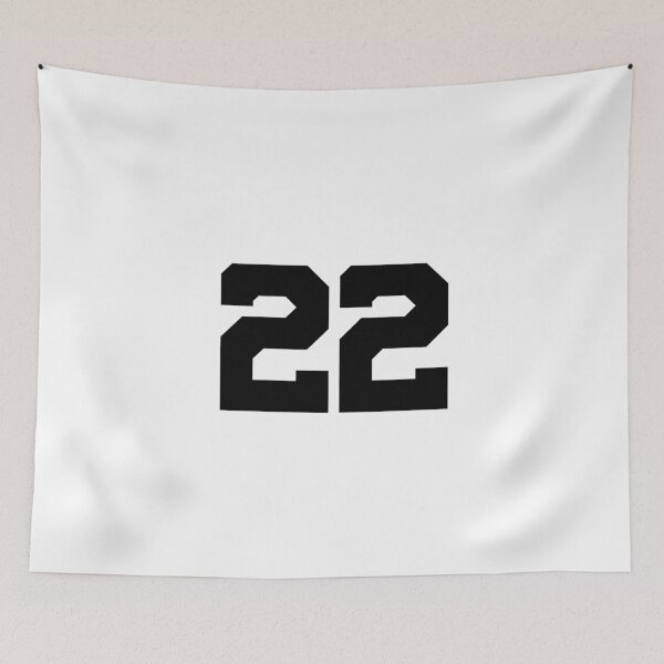 Item preview, 22, twenty-two, black, University designed and sold by Numbers-Art.
