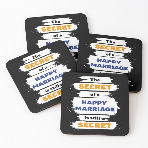 Item preview, The secret of happy marriage is still a secret designed and sold by YoshiArtDesign.